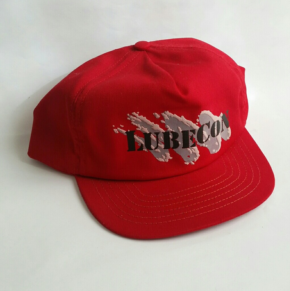 Vintage Baseball Cap Red Snapback Trucker Hat